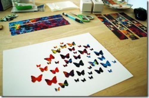 Бабочки из бумаги. 07 Бабочки из бумаги. 07