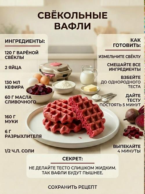 Домашние вафли могут быть не только сладкими, но и очень необычными. 03