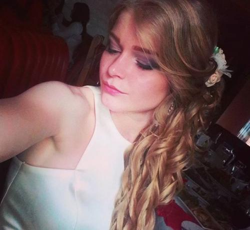 Моя кукольная выпускница, живая Барби на последнем фото макияж и прическа спустя 10 часов. 03