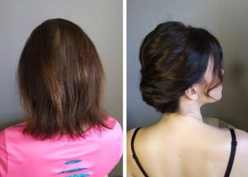 Какая длина волос подойдет для собранной прически? 01