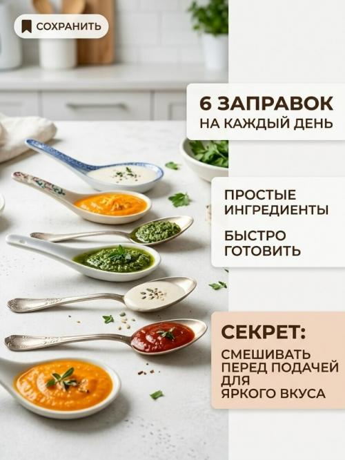 Обычный салат можно сделать в разы вкуснее … просто поменяв заправку. 07