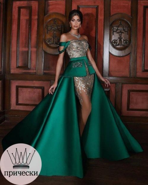 Какое из этих потрясающих изумрудных платьев самое красивое? 03