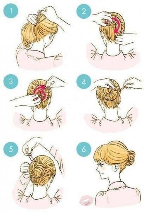 Очень простые прически на каждый день? 02