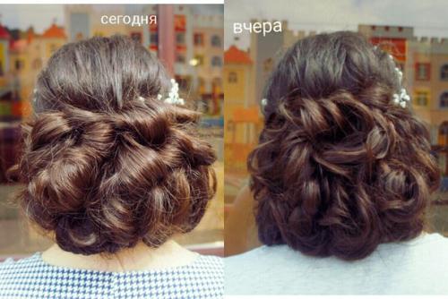 Анон. Вчера разместили мой пост про прическу на длинные волосы. 02