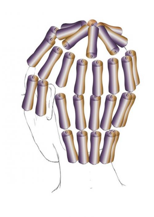 Вертикальная накрутка волос. 01 Вертикальная накрутка волос. 01