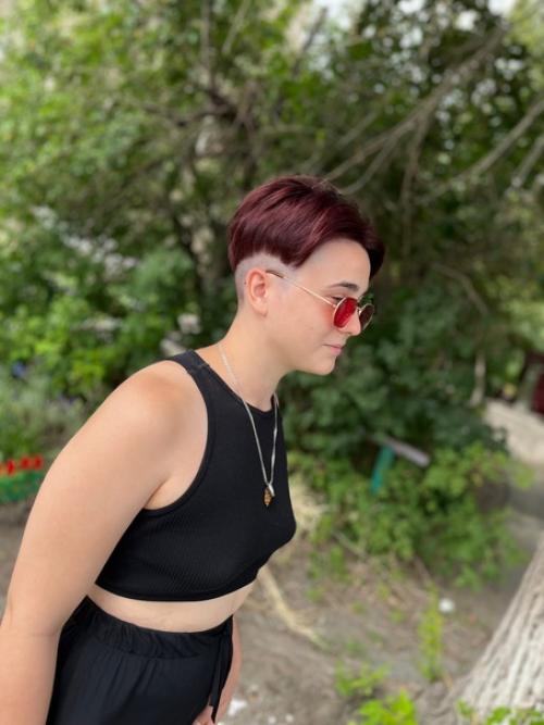 Модные молодежные стрижки 2023 г. 01