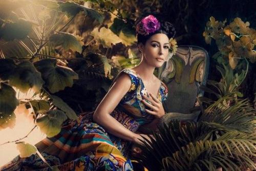 Фотосессия, вдохновленная образом мексиканской художницы Фриды кало (фотограф Signe Vilstrup). 04