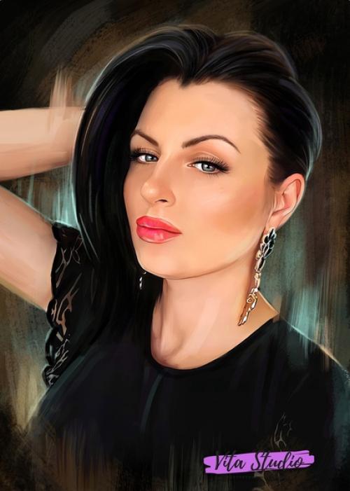 Портрет станет идеальным подарком для любого события: день рождения, годовщина, свадьба, выпускной и другие. 03