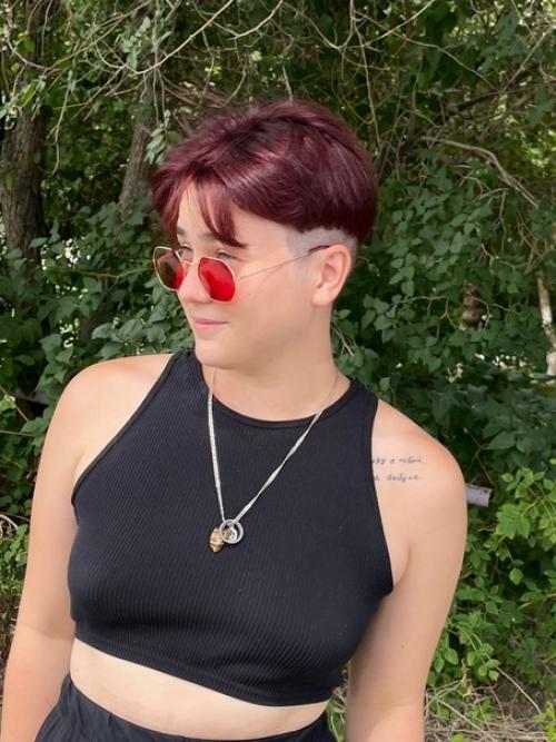 Модные молодежные стрижки 2023 г. 02