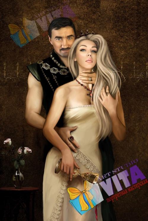 Портрет станет идеальным подарком для любого события: день рождения, годовщина, свадьба, выпускной и другие. 04