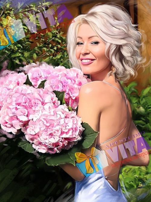 Портрет станет идеальным подарком для любого события: день рождения, годовщина, свадьба, выпускной и другие. 02