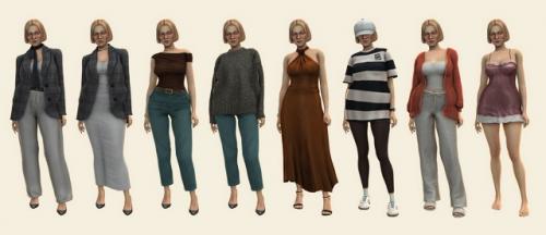 Пока я жду причёску для руми, что бы доделать таки хантрикс, сделалась такая семья. 01