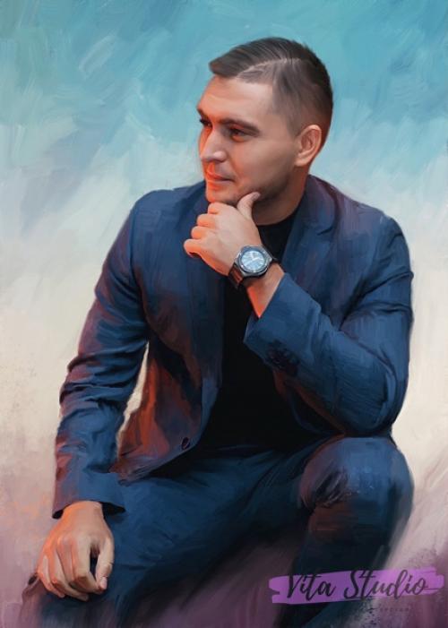 Портрет станет идеальным подарком для любого события: день рождения, годовщина, свадьба, выпускной и другие. 05