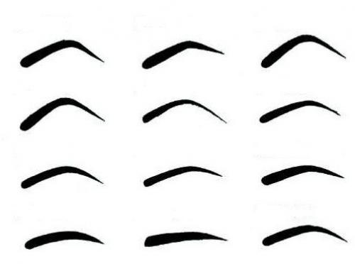 Формы бровей.  Сейчас, тотальная смена естественной формы бровей ни для кого не является дикостью. 01