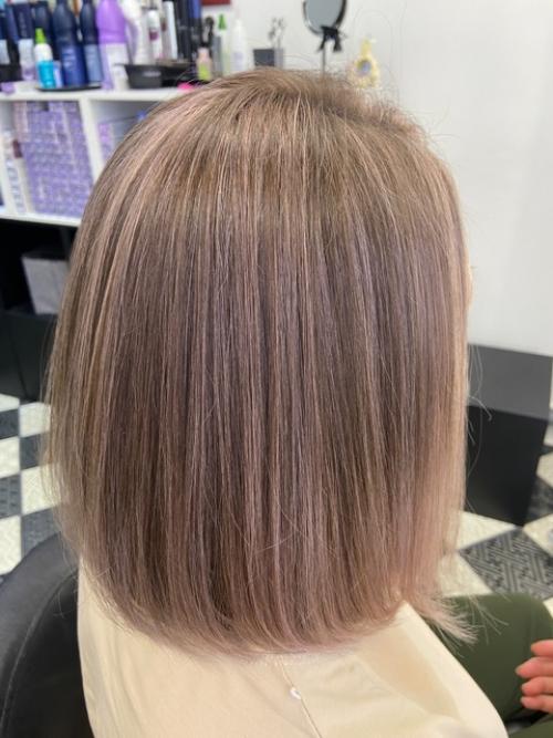 То самое чувство, когда давно не встречались с гостьей моей студии и решили кординально изменить прическу. 02