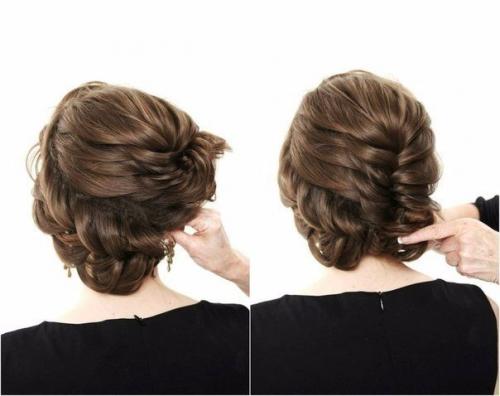 Урок создания шикарной вечерней прически! 09