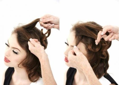 Урок создания шикарной вечерней прически! 02