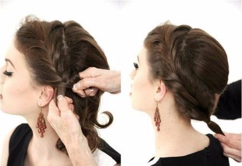 Урок создания шикарной вечерней прически! 06