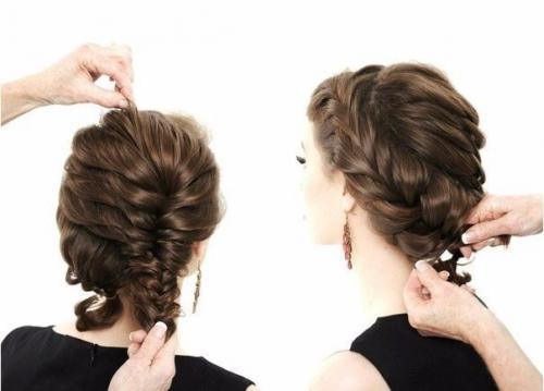 Урок создания шикарной вечерней прически! 08