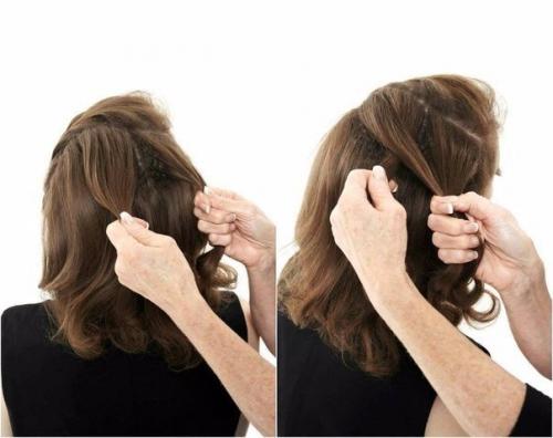 Урок создания шикарной вечерней прически! 03