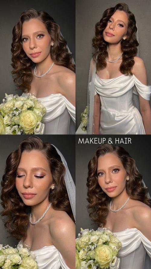 Макияж и прическа на свадьбу играют ключевую роль в создании образа невесты, подчеркивая ее красоту и индивидуальность. 02