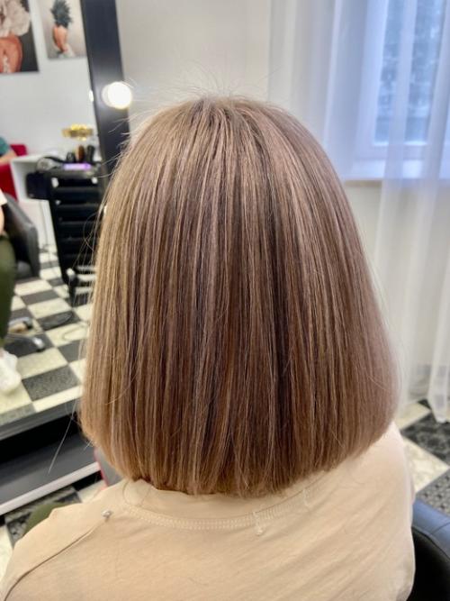 То самое чувство, когда давно не встречались с гостьей моей студии и решили кординально изменить прическу. 05