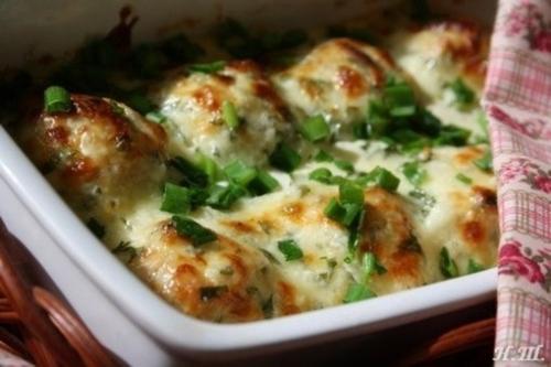 Куриные шарики в сливочном соусе. 01 Куриные шарики в сливочном соусе. 01