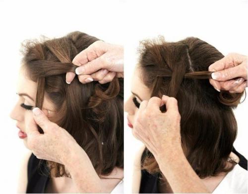 Урок создания шикарной вечерней прически! 04