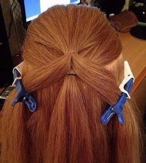 Шикарная прическа на резиночках: быстро и красиво. 02