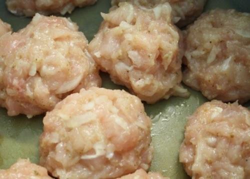 Куриные шарики в сливочном соусе. 03 Куриные шарики в сливочном соусе. 03