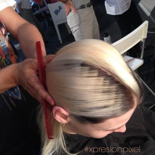 Пиксель - арт стал новым трендом в окрашивании волос. 05