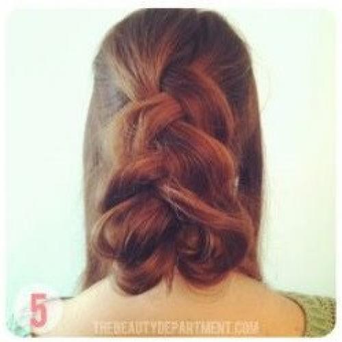 Вечерняя прическа своими руками. 05 Вечерняя прическа своими руками. 05