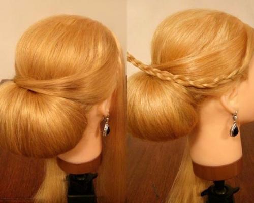 Фото - урок. Выполнение вечерней прически шаг за шагом. 08 Фото - урок. Выполнение вечерней прически шаг за шагом. 08