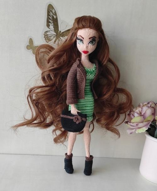 Мои куколки крючком из 100% хлопка связанны. 01