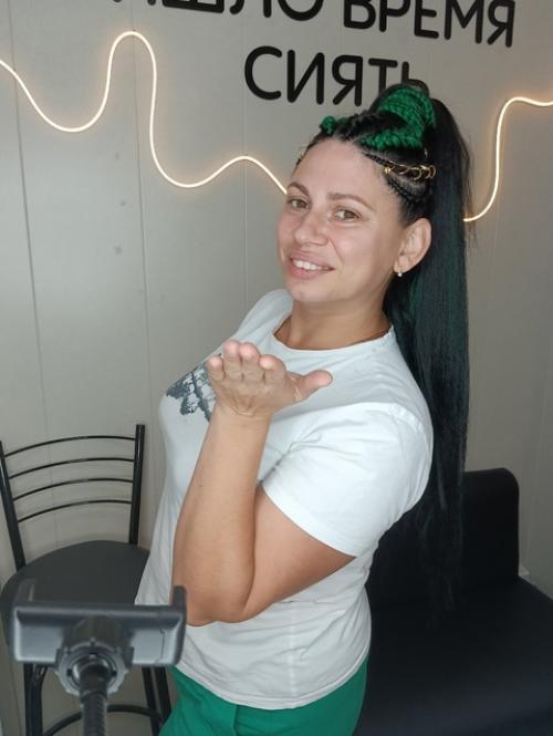 Брейды в распущенный хвост для замечательной Олечки. 03