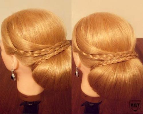 Фото - урок. Выполнение вечерней прически шаг за шагом. 09 Фото - урок. Выполнение вечерней прически шаг за шагом. 09