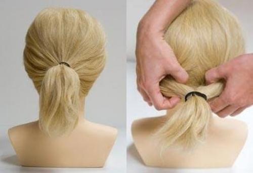 Красивая коса из вывернутого хвоста? 01