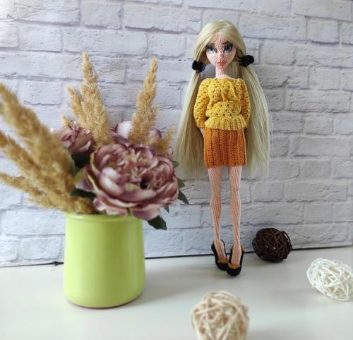 Мои куколки крючком из 100% хлопка связанны. 03