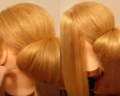 Фото - урок. Выполнение вечерней прически шаг за шагом. 07 Фото - урок. Выполнение вечерней прически шаг за шагом. 07