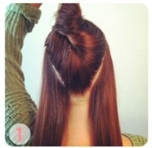 Вечерняя прическа своими руками. 01 Вечерняя прическа своими руками. 01