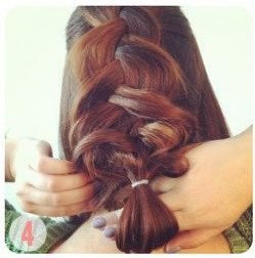 Вечерняя прическа своими руками. 04 Вечерняя прическа своими руками. 04