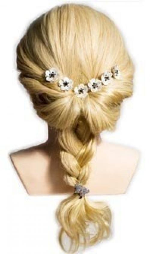 Красивая коса из вывернутого хвоста? 05