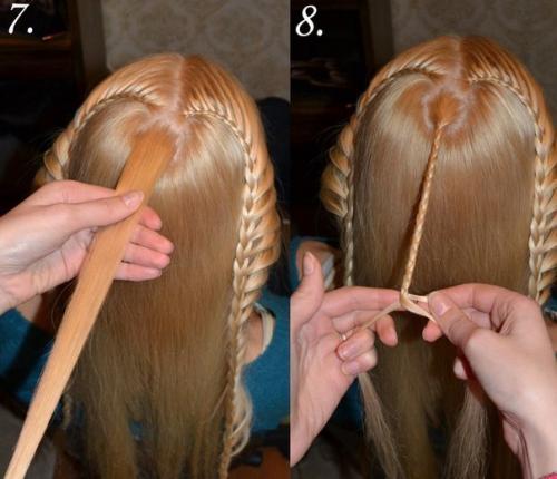 Шикарная праздничная прическа. 03