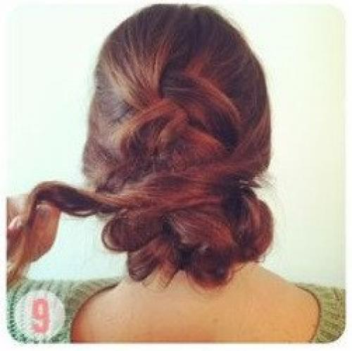 Вечерняя прическа своими руками. 09 Вечерняя прическа своими руками. 09
