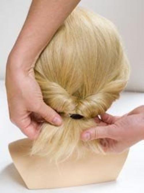 Красивая коса из вывернутого хвоста? 03