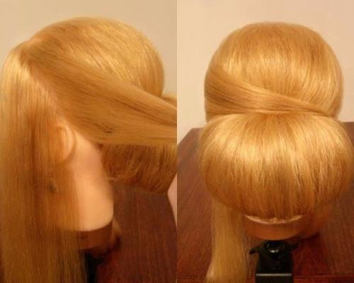 Фото - урок. Выполнение вечерней прически шаг за шагом. 06 Фото - урок. Выполнение вечерней прически шаг за шагом. 06