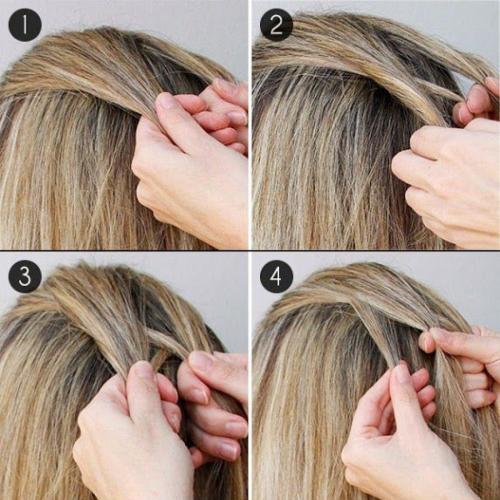 Как сделать прическу с косичками на средние волосы. Прически с косами на средние волосы в домашних условиях и пошаговые фото