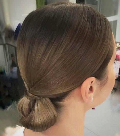 Как сделать прическу с пучками на средние волосы. Пучок на базе волос средней длины